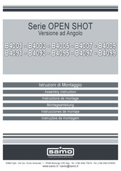 Samo OPEN SHOT B4009 Assembly Instruction Manual