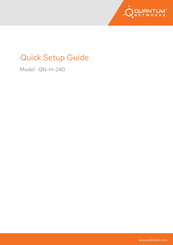 Quantum Networks QN-H-240 Quick Setup Manual