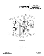 EarthQuake WP6520 Operator's Manual Original Operating  Instructions