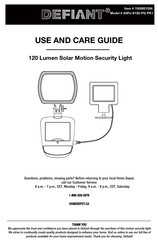 Defiant 1000851006 Manual
