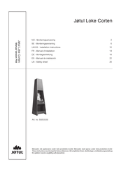 Jøtul 50053330 Installation Instructions Manual