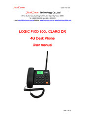 SunComm LOGIC FIXO 800L CLARO DR User Manual