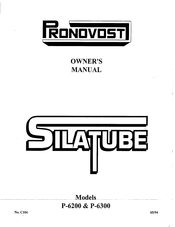 pronovost Silatube P-6200 Owner's Manual