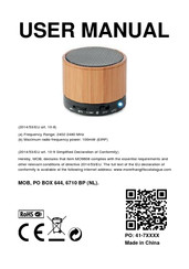 Mid Ocean Brands MO9608 User Manual