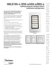 LEGRAND Wattstopper HDLS2SS Installation Instructions Manual