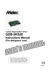 Melec GDB-5KS20 Instruction Manual