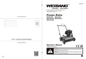 WEIBANG Power Rake WB486CRH Operator's Manual