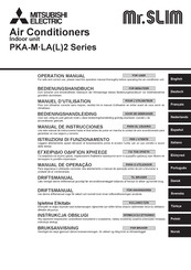 Mitsubishi Electric Mr.SLIM PKA-M50LA2 Operation Manual