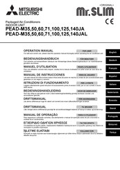 Mitsubishi Electric Mr. Slim PEAD-M71JAL Operation Manual