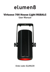 Elumen8 Virtuoso 700 House Light RGBALC User Manual