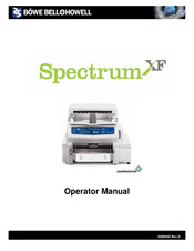 Böwe Bell + Howell Spectrum XF Operator's Manual