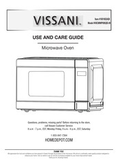 Vissani VSCMWP09S2B-09 Use And Care Manual