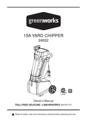 GreenWorks 24052 Owner's Manual