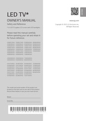 LG 65QNED70ASA Owner's Manual
