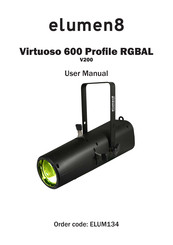 Elumen8 Virtuoso 600 Profile RGBAL V200 User Manual