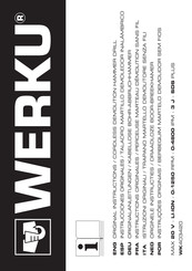 WERKU WK403420 Original Instructions Manual