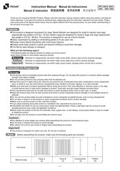 Richell 94910 Instruction Manual
