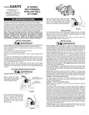 Little Giant JP10C Manual