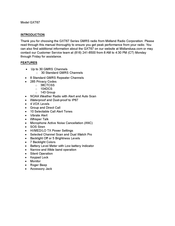 Midland Radio Corporation GXT67 Series Manual