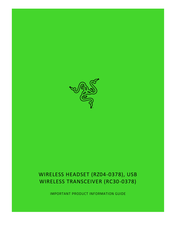 Razer RZ04-0378 Manual