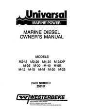 Westerbeke Universal M-40 Owner's Manual
