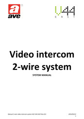 AVE DOMINA Smart VI2F-PE4 System Manual