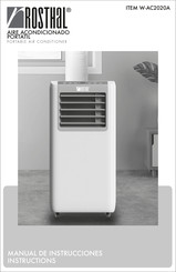 Rosthal W-AC2020A Instructions Manual