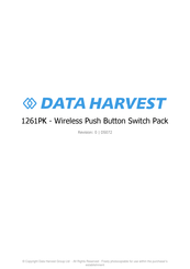 Data Harvest 1261PK Manual