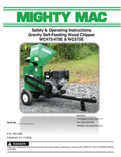 Mighty Mac WC475 Safety & Operating Instructions Manual