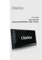 Clarion FX109 User Manual