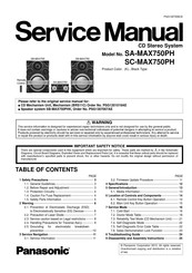 Panasonic SC-MAX750PH Service Manual