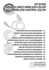Olimpia splendid B1030 Instructions For Use And Maintenance Manual