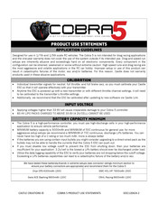 Castle Creations COBRA 5 Product Use Manual