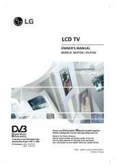 LG 32LP1DA Owner's Manual