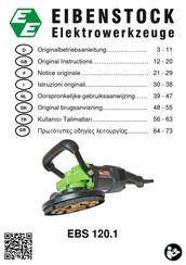 EIBENSTOCK EBS 120.1 Original Instructions Manual