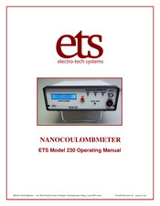 ETS 230 Operating Manual