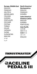 Thrustmaster Raceline Pedals III User Manual