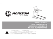 Horizon Fitness TREAD-XP Owner's Manual