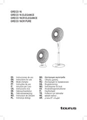Taurus GRECO 16CR PURE Instructions For Use Manual