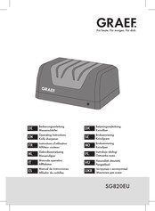 Graef SG820 Operating Instructions Manual