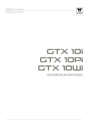 TT+ AUDIO GTX 10Pi Owner's Manual