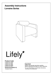 Lifely Lorraine LORA-AC-GRN Assembly Instructions Manual