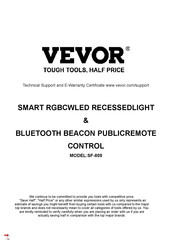 VEVOR SF-808 Manual