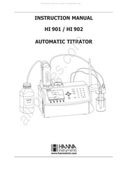 Hanna Instruments HI 901 Instruction Manual