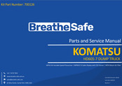 Komatsu HD605-7 Parts And Service Manual