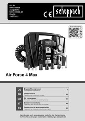 Scheppach Air Force 4 Max Translation Of The Original Operating Manual