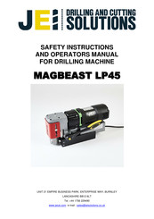 JEI DRILLING & CUTTING SOLUTIONS MAGBEAST LP45 Operator's Manual