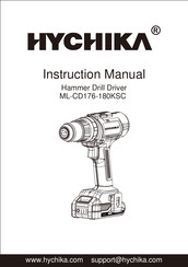 HYCHIKA ML-CD176-180KSC Instruction Manual