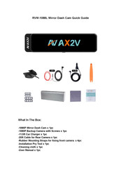 AX2V RVM-1088L Quick Manual
