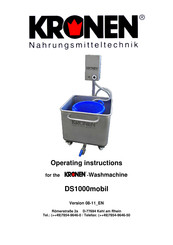 Kronen DS1000mobil Operating Instructions Manual